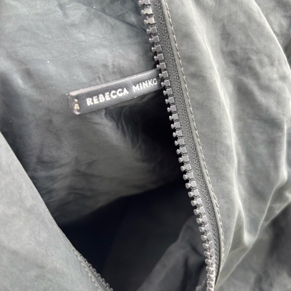 Rebecca Minkoff Julian Gray Modern Backpack with Ergonomic Design - Picture 9 of 15